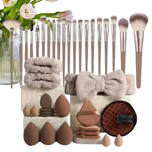 Makeup Brush Kit Makeup Sponge Set Big Set Includes Soft Brushes Beauty tools For Birthday Christmas New Year Gift Makeup Kit