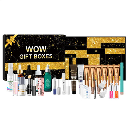 24 Days Beauty Advent Calendar Makeup Set Christmas Countdown Calendar Make up Calendar Lipstick Eye Shadow Cosmetic