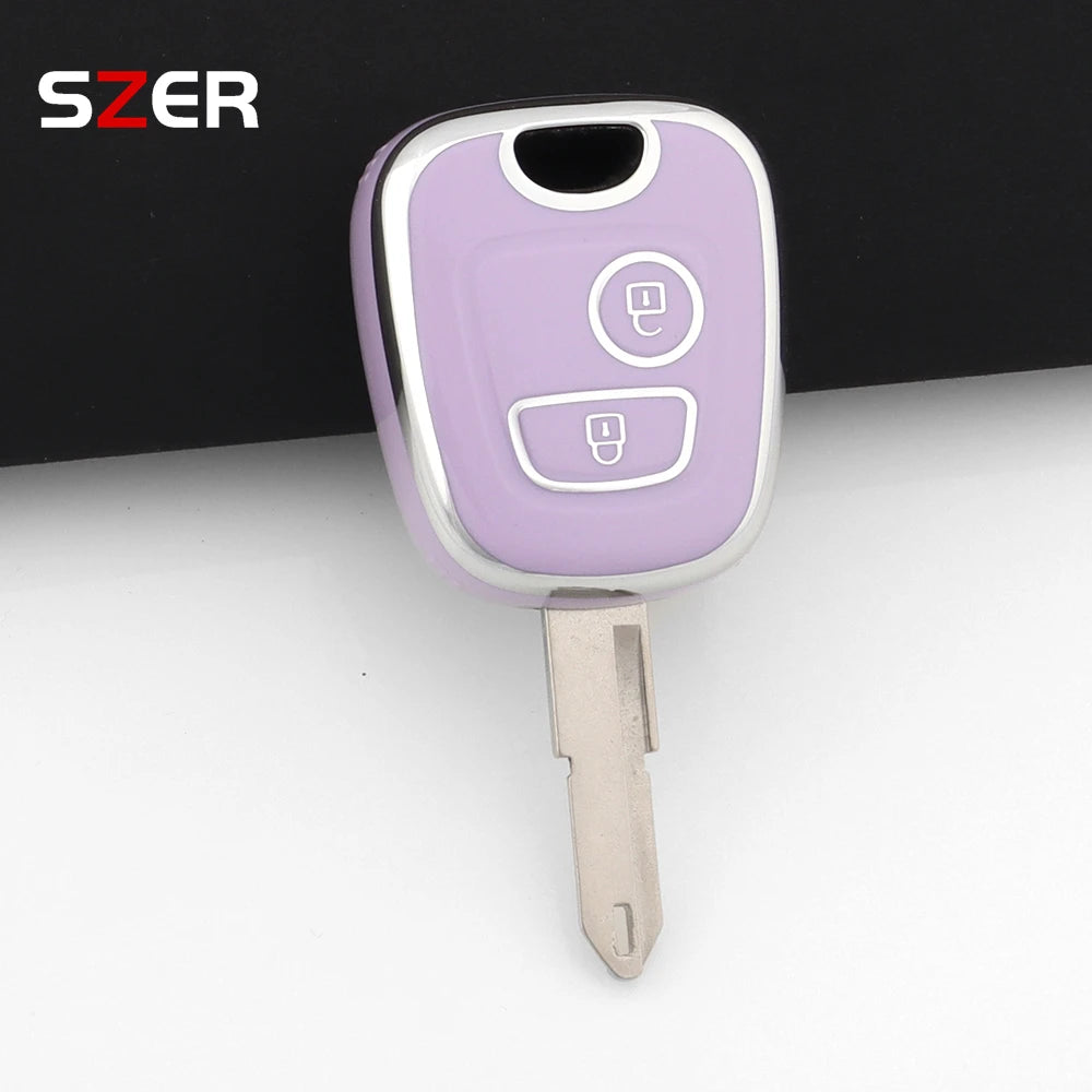Pink TPU Car Key Cover