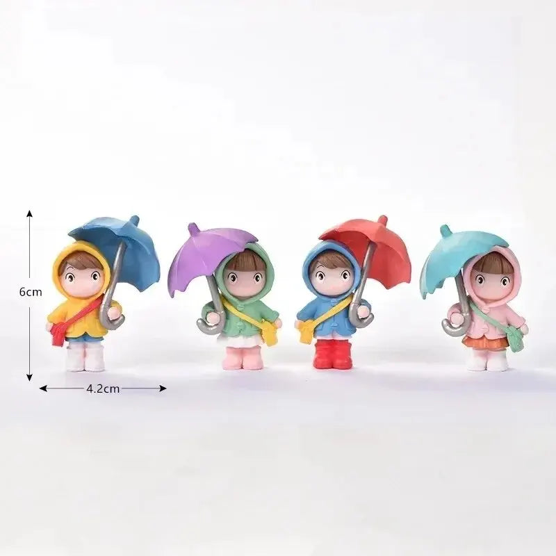 Cute Umbrella Couple Car Ornaments