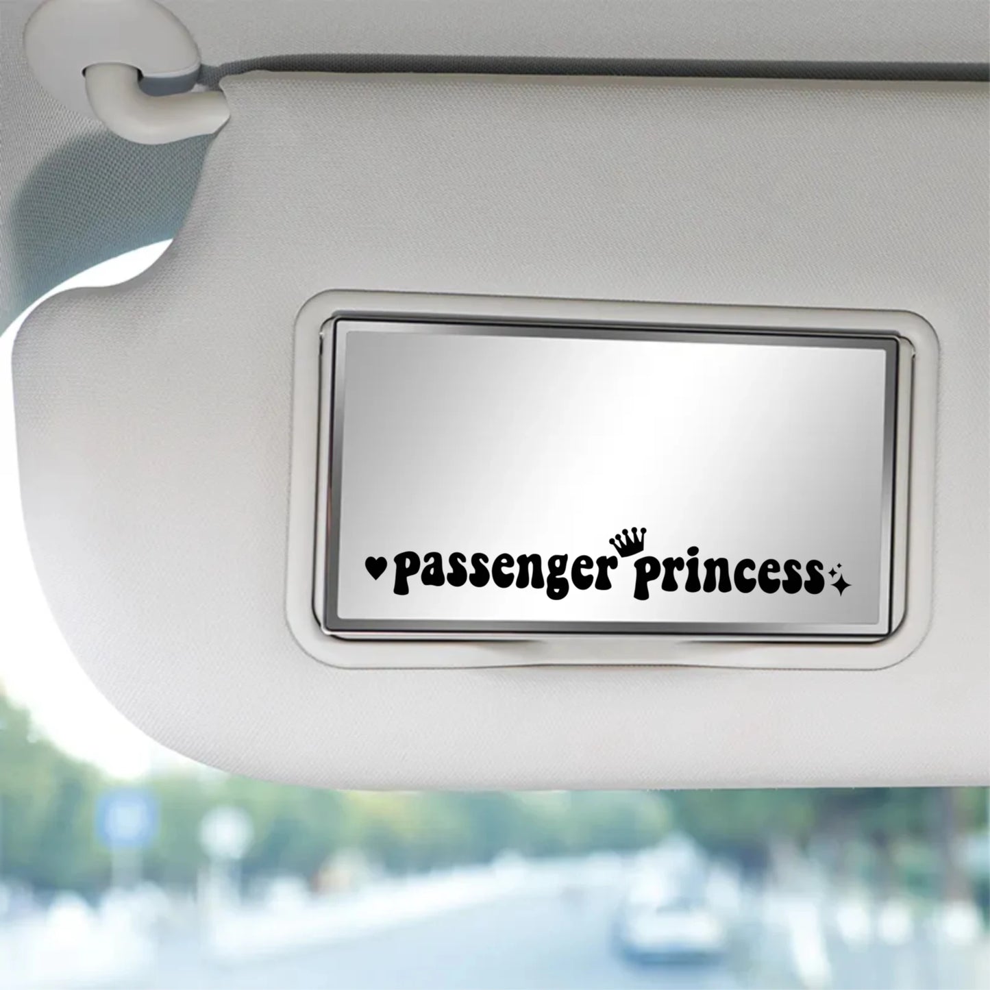 Passenger Princess Funny Car Sticker