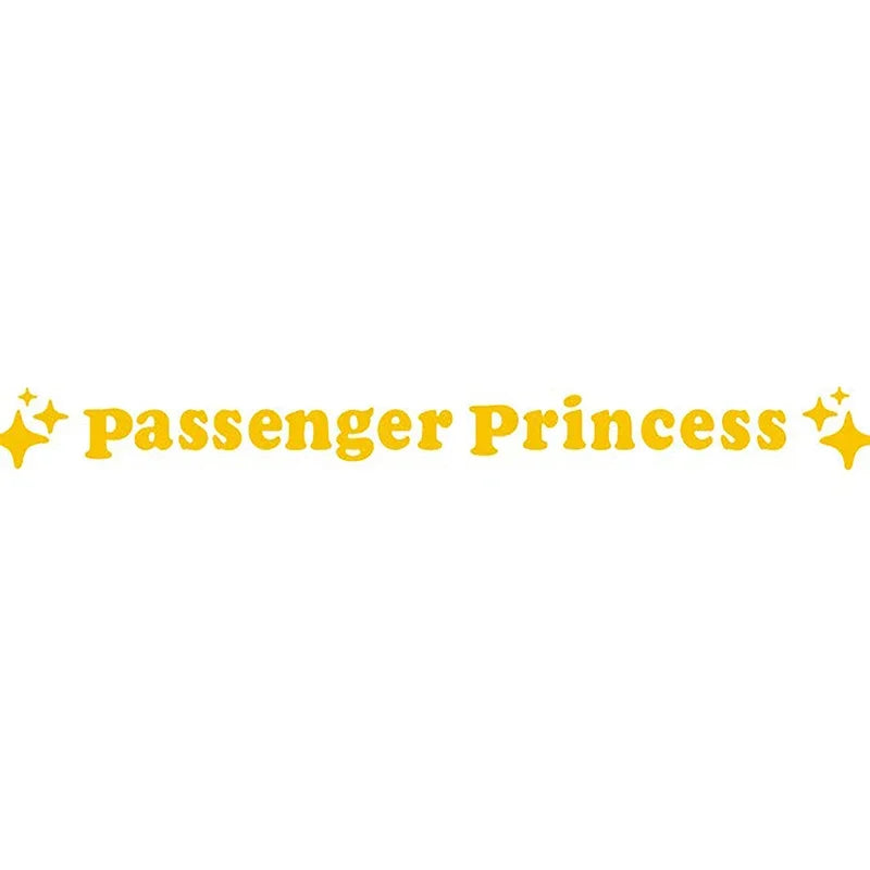 Passenger Princess Star Mirror Stickers