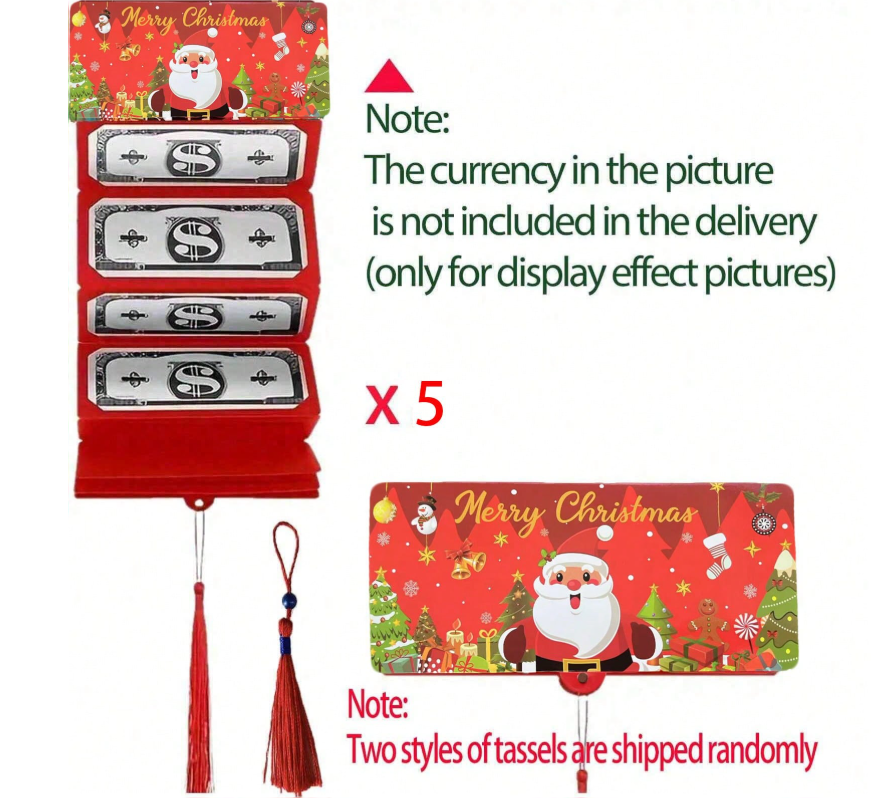 Christmas Money Bags Gift Holders