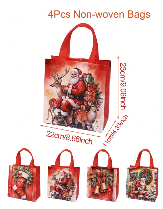 Christmas Santa Claus Gift Bags