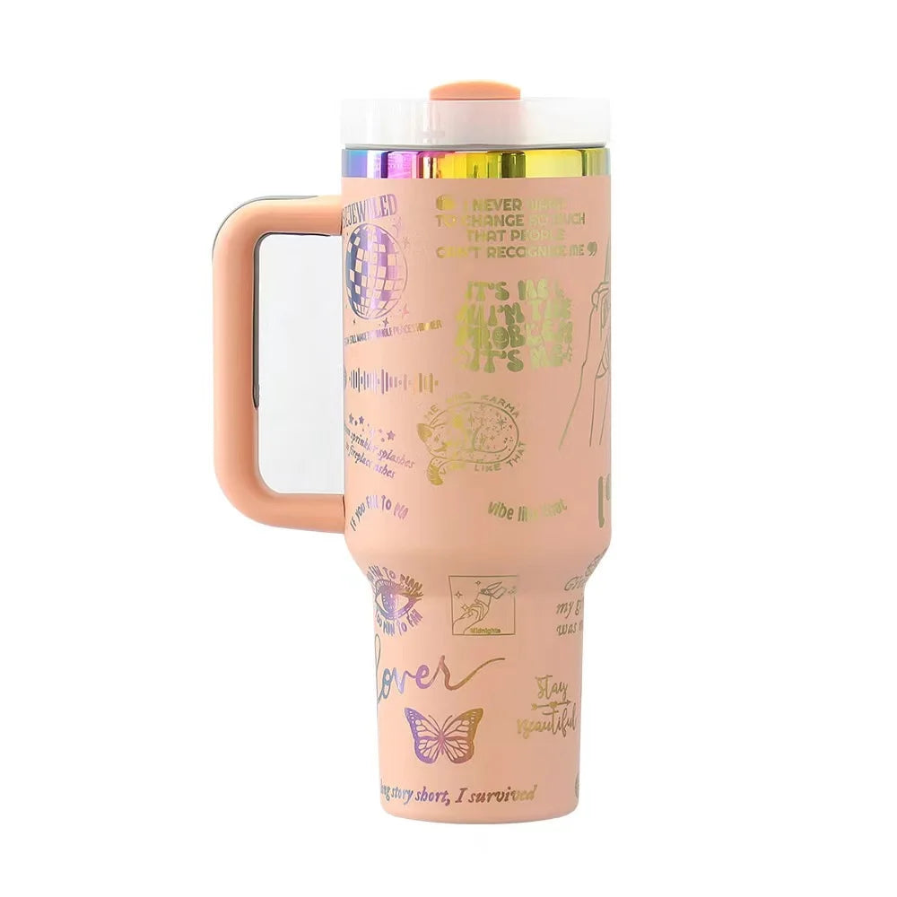 Large 40oz Stanley Style Tumbler