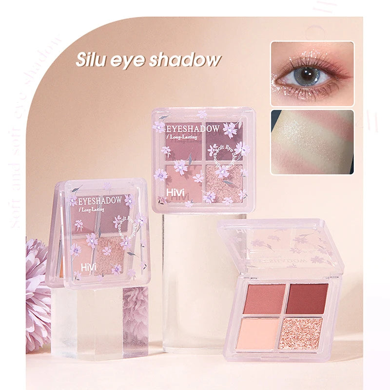 Hivi Flower makeup set Gift box Velvet lip glaze lipstick 8-piece holiday gift for girlfriend's wife