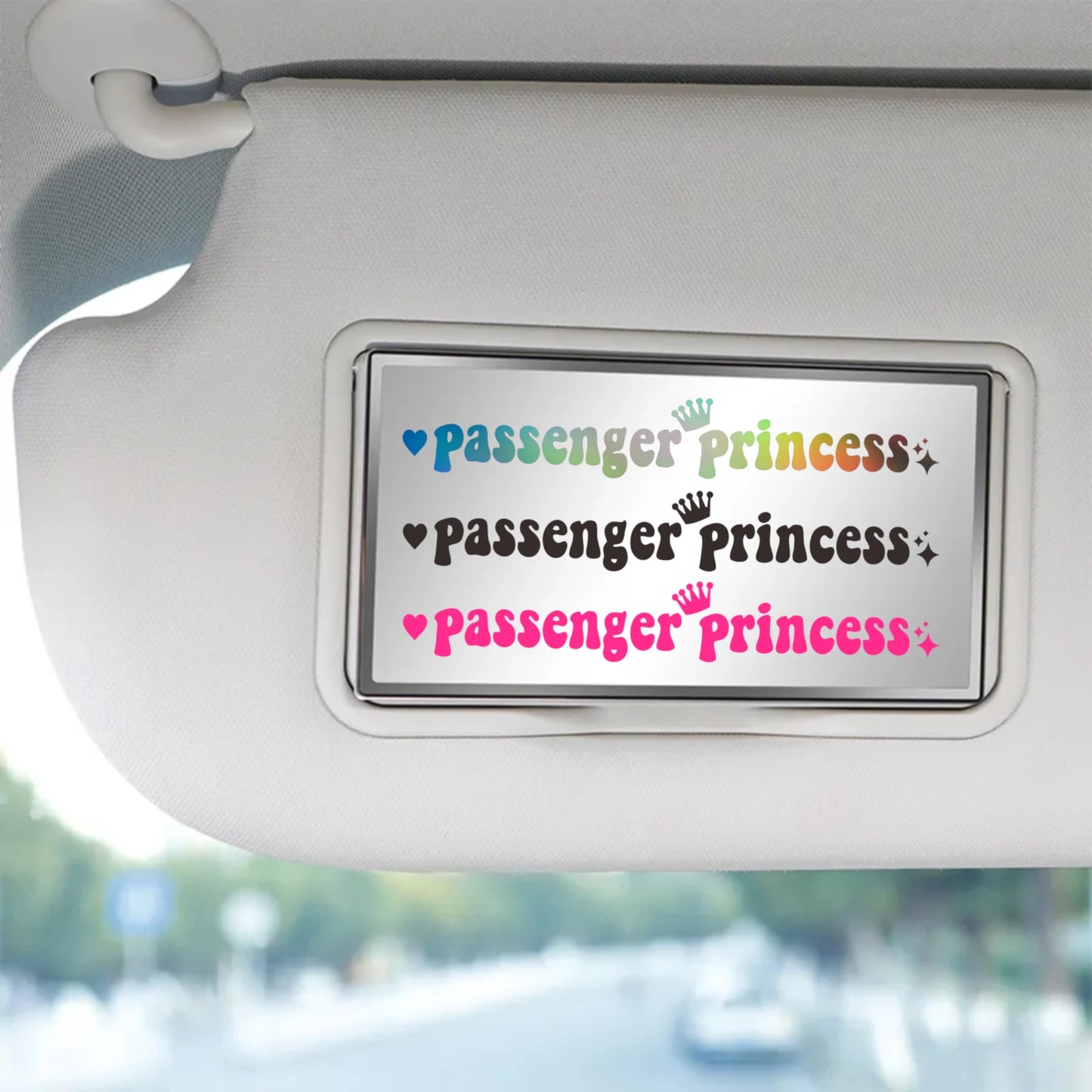 Passenger Princess Funny Car Sticker