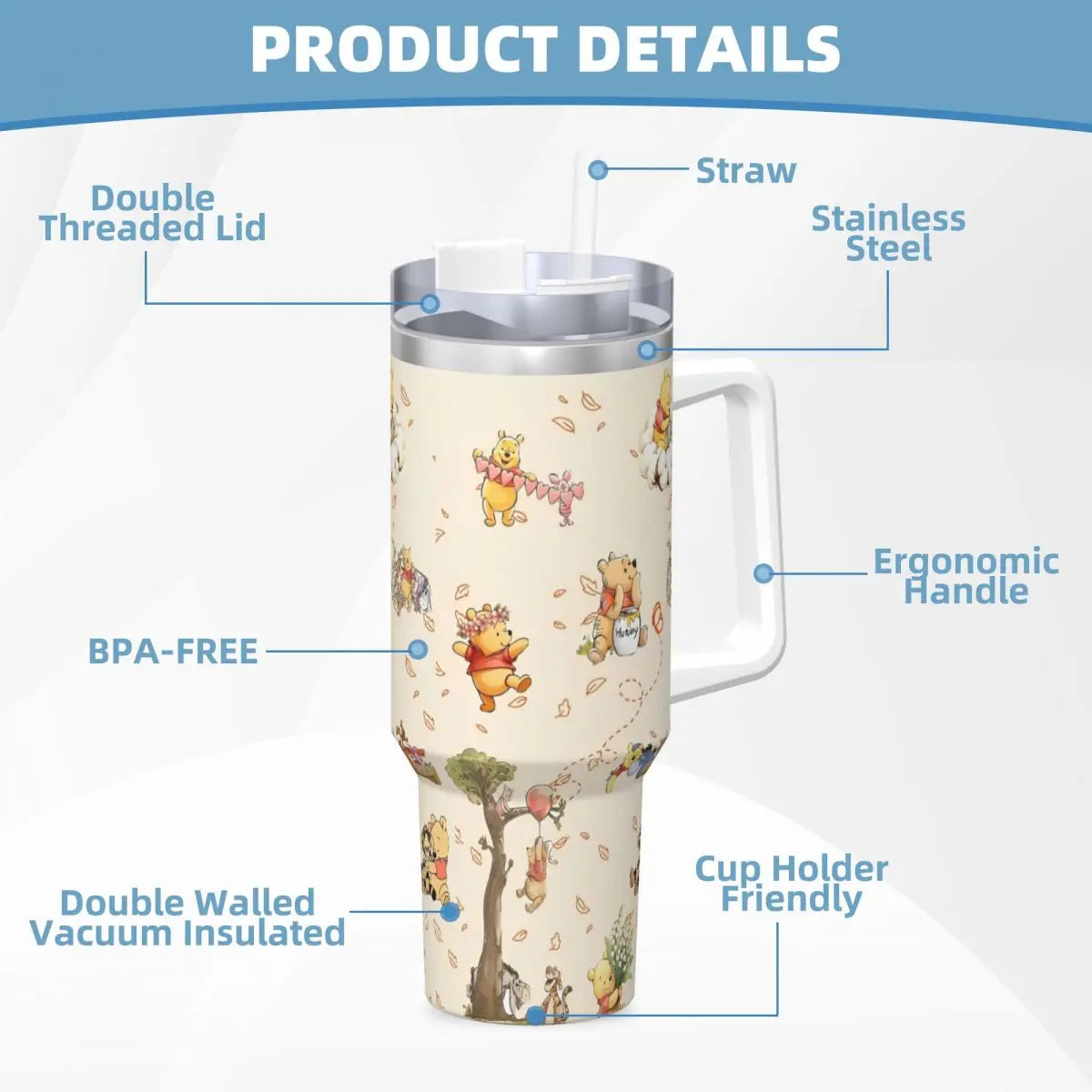 Winnie the Pooh Camping Tumbler