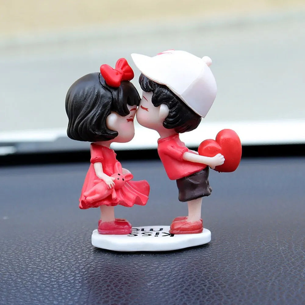 Cute Cartoon Couple Car Ornaments