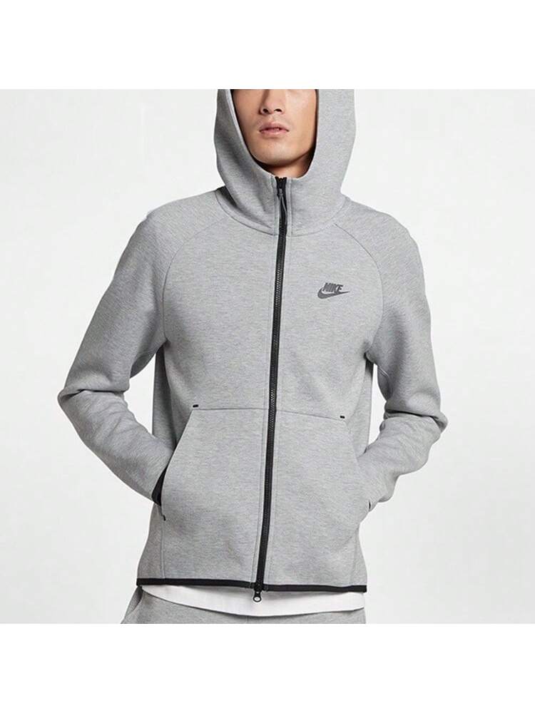Tech Fleece Grey Zip Hoodie