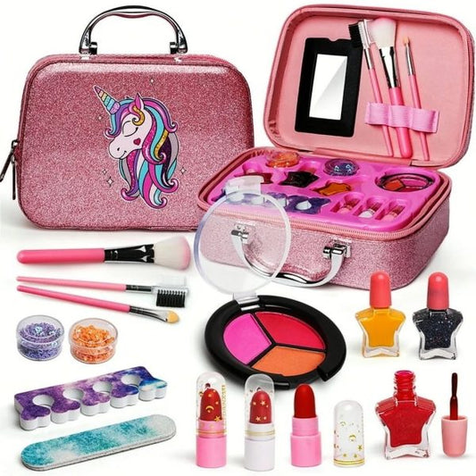 Kids' Beautiful Makeup Kit with Bag Collection