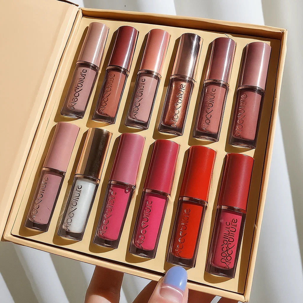 12 pcs Mocallure Lip Gloss
