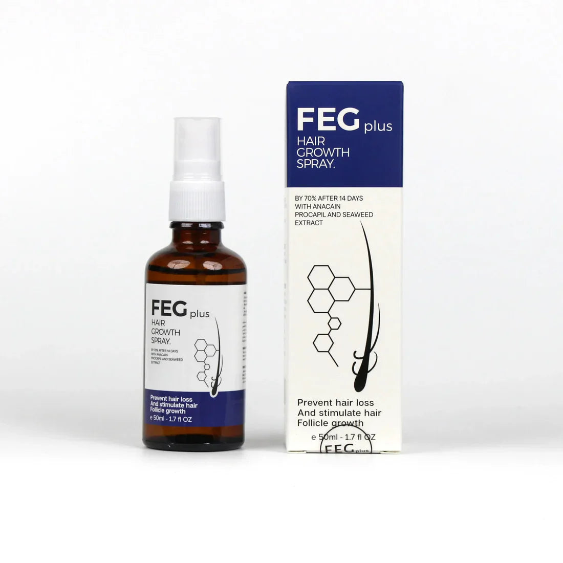 FEG Plus Hair Growth Serum Spray – (For Men and Women)