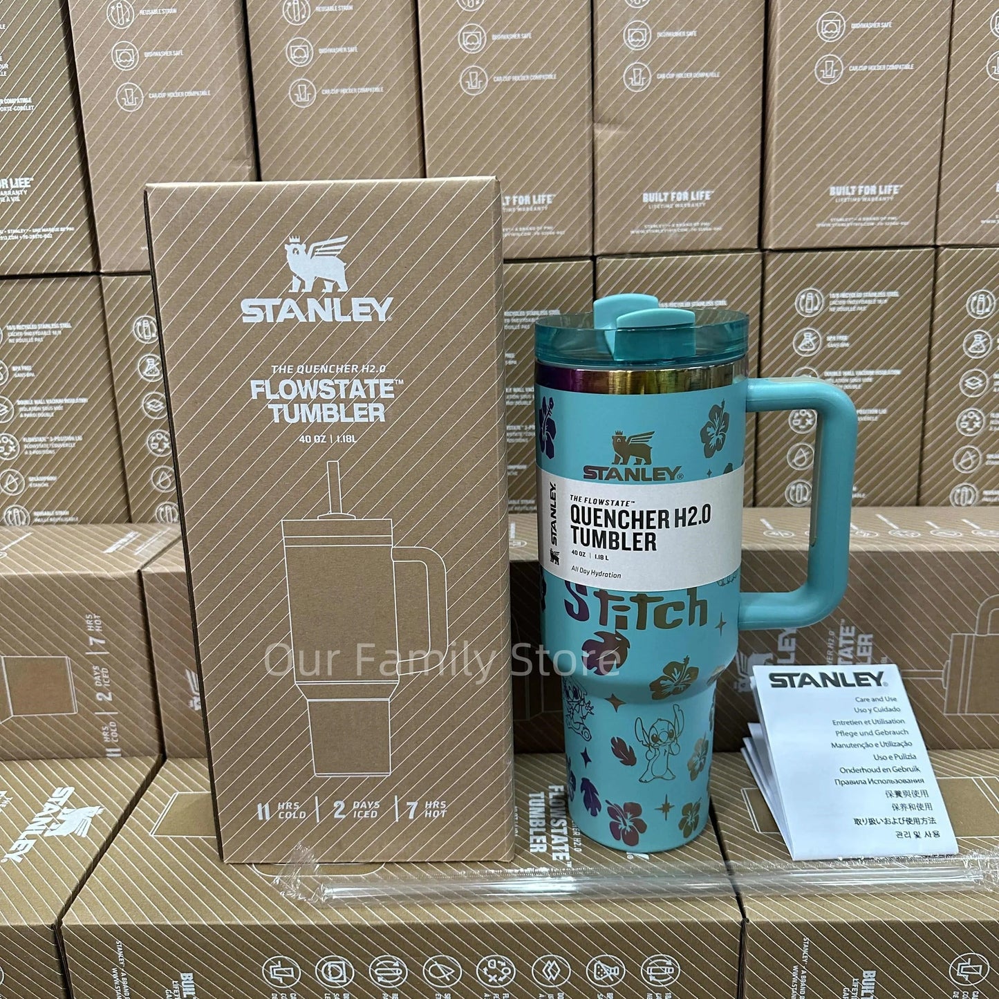 Stanley Monster Green Quencher Tumbler