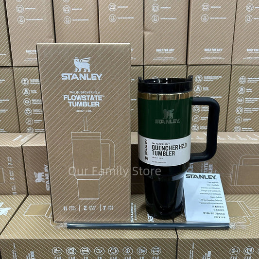 Stanley Quencher H2.0 Tumbler - Ion plating green